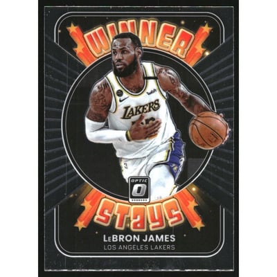 2021-22 Donruss Optic Winner Stays #3 LeBron James