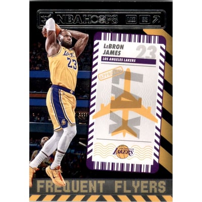 2021-22 Hoops Frequent Flyers #13 LeBron James