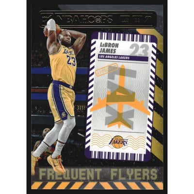 2021-22 Hoops Frequent Flyers Winter #13 LeBron James