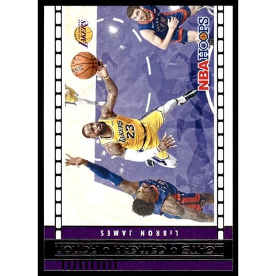 2021-22 Hoops Lights Camera Action #28 LeBron James