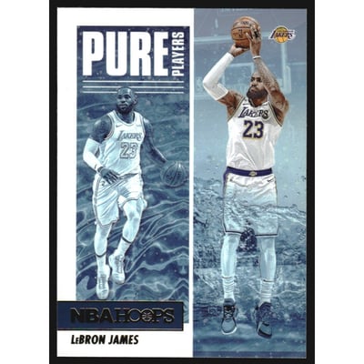 2021-22 Hoops Pure Players Winter #4 LeBron James