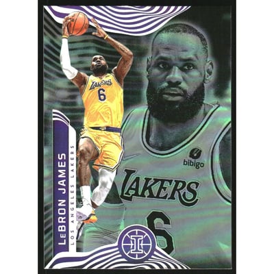 2021-22 Panini Illusions Trophy Collection Emerald #96 LeBron James