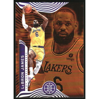 2021-22 Panini Illusions Trophy Collection Orange #96 LeBron James