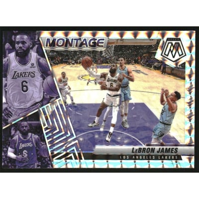 2021-22 Panini Mosaic Montage Mosaic #23 LeBron James