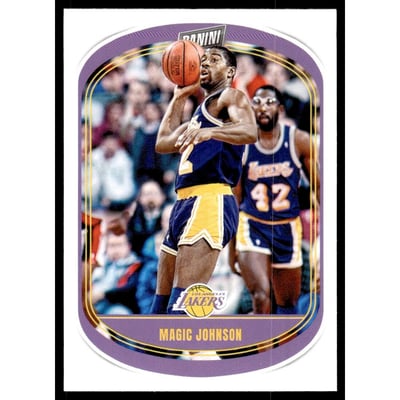 2021-22 Panini Player of the Day #86 Magic Johnson