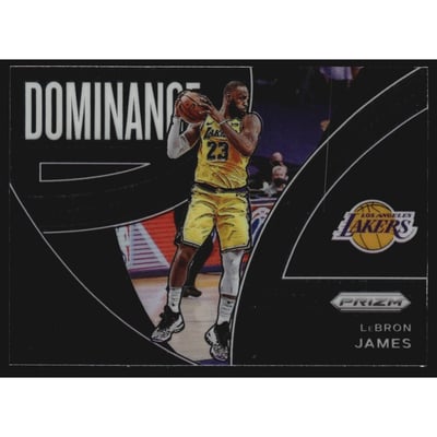 2021-22 Panini Prizm Dominance #6 LeBron James