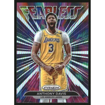 2021-22 Panini Prizm Fearless Prizms Silver #4 Anthony Davis