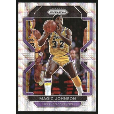 2021-22 Panini Prizm Prizms Factory Set Silver Wave #248 Magic Johnson