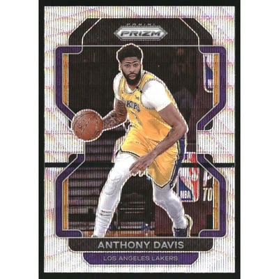 2021-22 Panini Prizm Prizms Factory Set Silver Wave #53 Anthony Davis