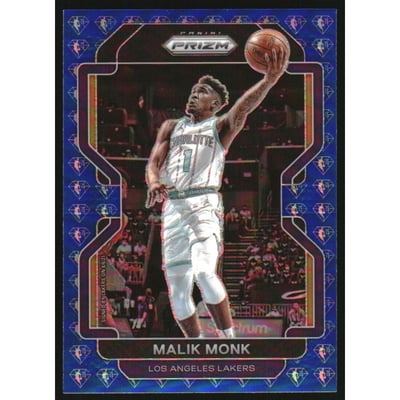 2021-22 Panini Prizm Prizms NBA 75th Anniversary #56 Malik Monk