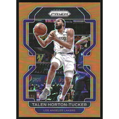 2021-22 Panini Prizm Prizms Orange #142 Talen Horton-Tucker