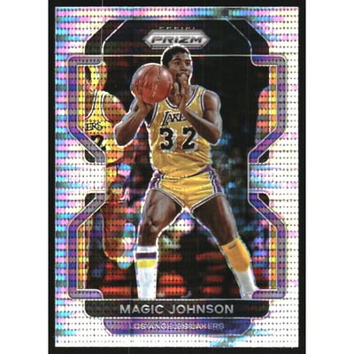 2021-22 Panini Prizm Prizms Pulsar #248 Magic Johnson
