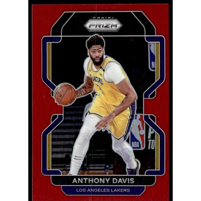 2021-22 Panini Prizm Prizms Red #53 Anthony Davis