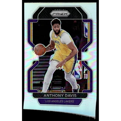 2021-22 Panini Prizm Prizms Silver #53 Anthony Davis