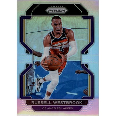 2021-22 Panini Prizm Prizms Silver #55 Russell Westbrook