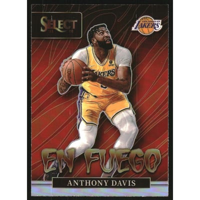 2021-22 Select En Fuego Prizms Silver #6 Anthony Davis