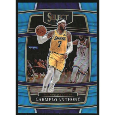 2021-22 Select Prizms Light Blue #31 Carmelo Anthony