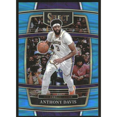 2021-22 Select Prizms Light Blue #39 Anthony Davis