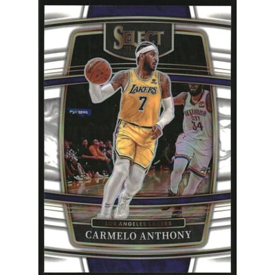2021-22 Select Prizms White #31 Carmelo Anthony