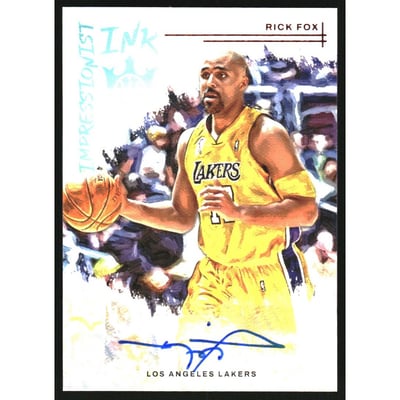 2022-23 Court Kings Impressionist Ink Ruby #19 Rick Fox