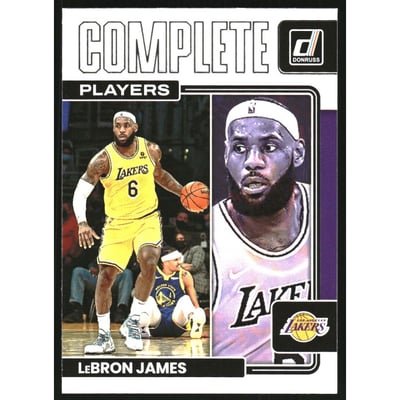 2022-23 Donruss Complete Players #1 LeBron James