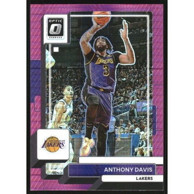 2022-23 Donruss Optic Hyper Pink #122 Anthony Davis