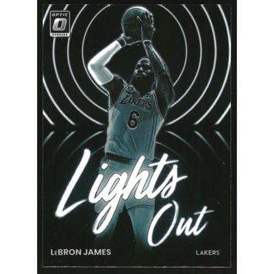 2022-23 Donruss Optic Lights Out #6 LeBron James
