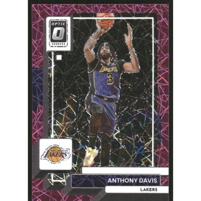2022-23 Donruss Optic Pink Velocity #122 Anthony Davis