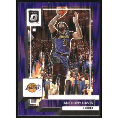 2022-23 Donruss Optic Purple Shock #122 Anthony Davis