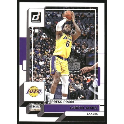 2022-23 Donruss Press Proof Silver #128 LeBron James