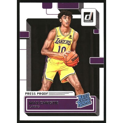 2022-23 Donruss Press Proof Silver #234 Max Christie RR