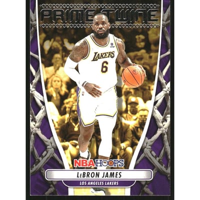 2022-23 Hoops Prime Twine #6 LeBron James