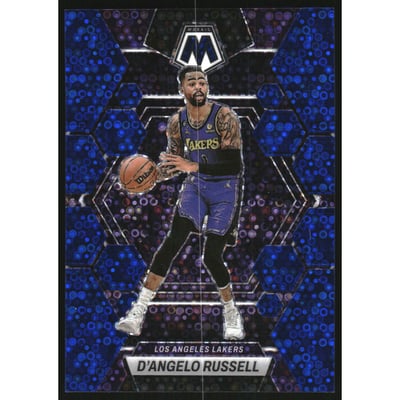 2022-23 Panini Mosaic Mosaic Fast Break Blue #190 D'Angelo Russell