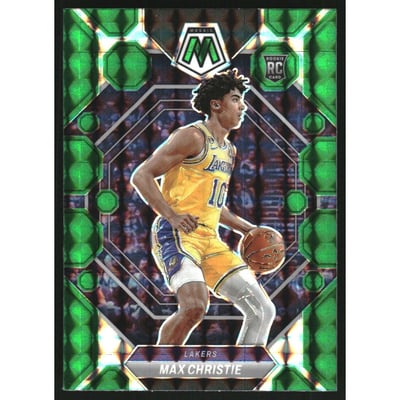2022-23 Panini Mosaic Mosaic Green #229 Max Christie