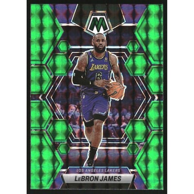 2022-23 Panini Mosaic Mosaic Green #98 LeBron James