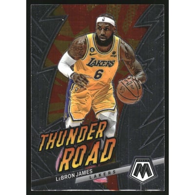 2022-23 Panini Mosaic Thunder Road #1 LeBron James
