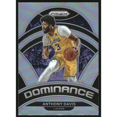 2022-23 Panini Prizm Dominance Prizms Silver #8 Anthony Davis
