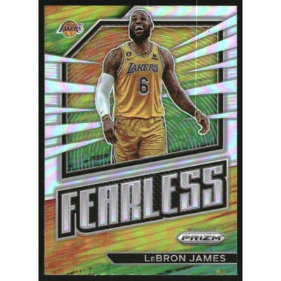 2022-23 Panini Prizm Fearless Prizms Silver #18 LeBron James