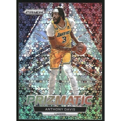 2022-23 Panini Prizm Prizmatic Prizms Fast Break #17 Anthony Davis
