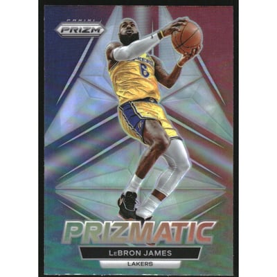 2022-23 Panini Prizm Prizmatic Prizms Silver #9 LeBron James