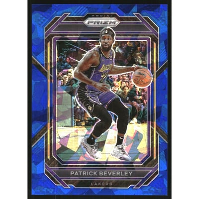 2022-23 Panini Prizm Prizms Blue Ice #139 Patrick Beverley