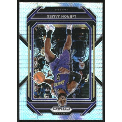 2022-23 Panini Prizm Prizms Hyper #134 LeBron James