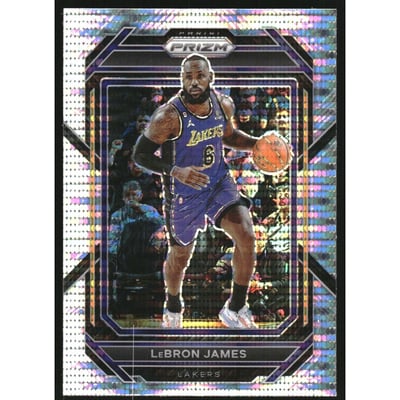 2022-23 Panini Prizm Prizms Pulsar #134 LeBron James