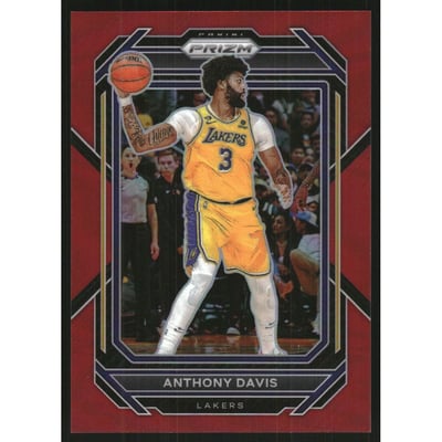 2022-23 Panini Prizm Prizms Red #122 Anthony Davis
