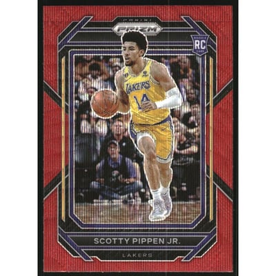 2022-23 Panini Prizm Prizms Ruby Wave #232 Scotty Pippen Jr.