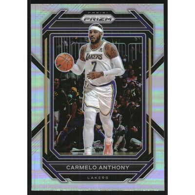2022-23 Panini Prizm Prizms Silver #144 Carmelo Anthony