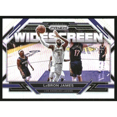 2022-23 Panini Prizm Widescreen Prizms Silver #2 LeBron James