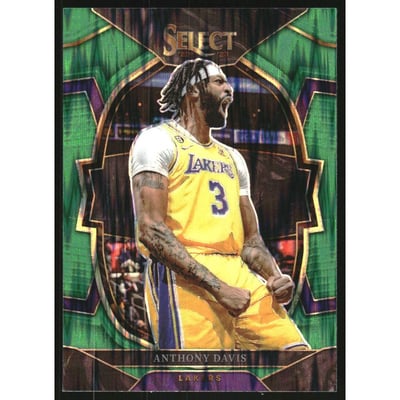 2022-23 Select Prizms Green Shock #17 Anthony Davis