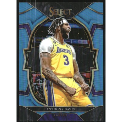 2022-23 Select Prizms Light Blue #17 Anthony Davis