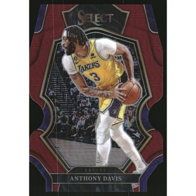 2022-23 Select Prizms Maroon Die Cut #117 Anthony Davis